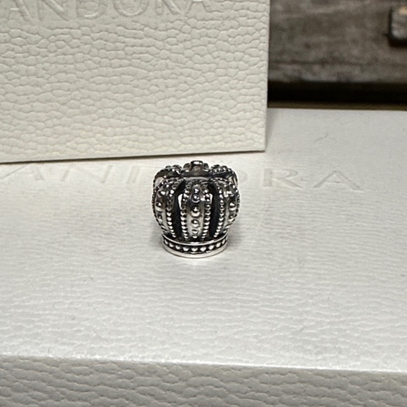 Pandora Jewelry - Pandora great shape Royal regal queen crown sterling silver s925 ale stamp charm